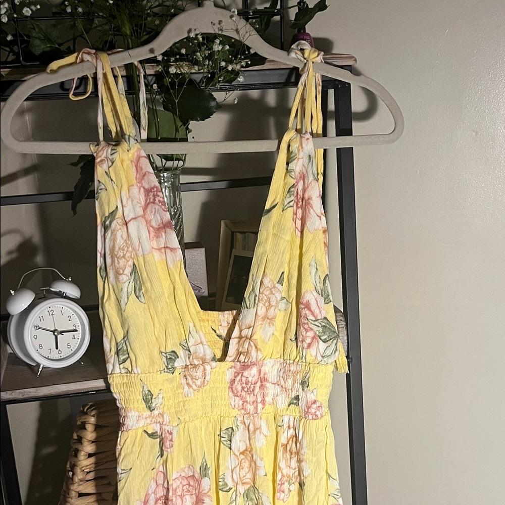 Floral Yellow Sundress
